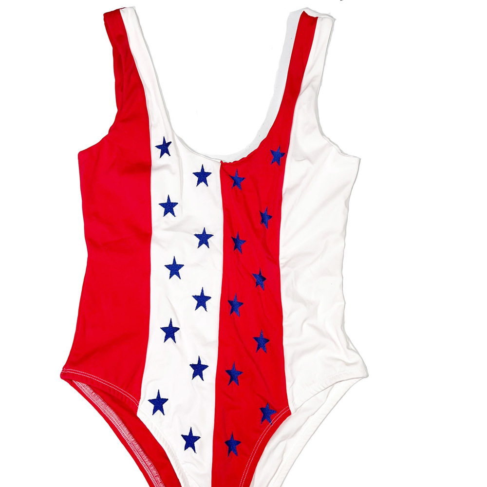 American Flag Bathing Suit Sz 12